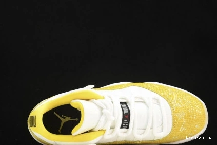 Low 11 Snakeskin” Air Jordan “Yellow 0803